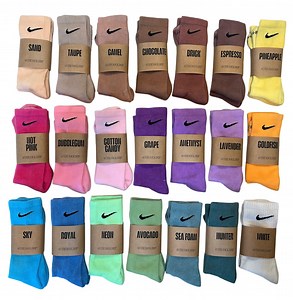 Hand Dyed Nike Dri-fit Socks - Etsy Canada