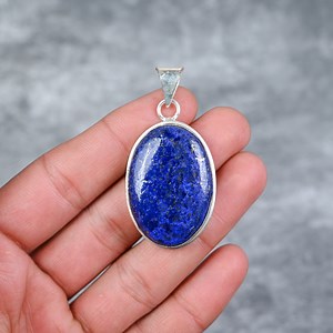 Lapis Lazuli Pendant 925 Sterling Silver Pendant Lapis Lazuli Gemstone Pendant Handmade Silver Jewelry Lapis Lazuli Jewelry Gift for Her - Etsy
