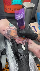 1.9K views · 77 reactions | ️ Spooky season is almost upon us ️ Here’s a lil sneak peek of this adorable bat Ílí’s working on today! 驪 She does have a couple designs from her Halloween flash still available, snag ‘em while you can! Give her a follow on Instagram: @baldpoodles  | ELECTRIC CHAIR TATTOO | Facebook