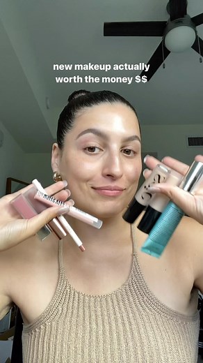 grwm using new makeup releases that are actually worth the money 🎀 featured: @itcosmetics cc natural matte foundation- light medium @saiebeauty slip tint radiant concealer in 5 7 @nyxcosmetics pro fix it color correcting concealer in pink @freck nude muse lip liner- shade 04 @milanicosmetics cheek kiss cream bronzer- spilling tea 120 @hauslabs lip glaze- guava | Krystal Marie