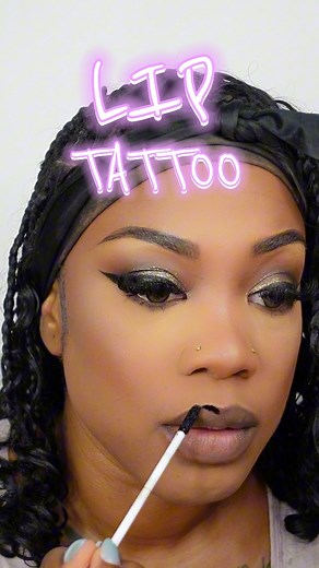 5.1K views · 94 reactions | I’ve been wearing the viral lip tattoo stain lately and I am so in love. I’ve received too many compliments on it. Have yall tried it yet? #liptattoostain #makeup #makeupforblackwomen #makeupforbeginners #reelitfeelit #explore | Jerieka Ewing | Facebook
