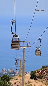 ¿Has subido alguna vez al monte Calamorro en el teleférico de Benalmádena? ¡¡Pués a que esperas! Encontraras no solo vistas del conjunto de Arroyo de la Miel, Benalmádena Costa, dos de los núcleos de población que forman Benalmádena seguido de la panorámica que nos permite observar como se funde el azul del mar y el del cielo.. También encontrarás riqueza botánica de esta zona típicamente mediterránea y por último aves rapaces. Feliz tarde desde allá arriba #malagademisamores 💜💚💐💜💚 📹@anna_