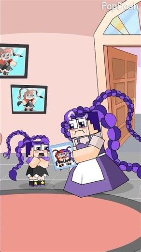 Mom Forbids Lily Love Braids from Entering a Secret Room... The Truth Is Heartbreaking #minecraft