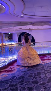Belle Roaming Around The Atrium Of The Disney Destiny! 💛👸🥀🌹💛 #beautyandthebeast #disney #disneycruise #gay #love | Joshua Brown