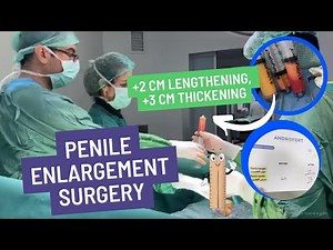Penile Enlargement Surgery (+2 cm lengthening, +3 cm thickening)