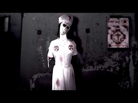 Convulsing Nurse with First Aid Box