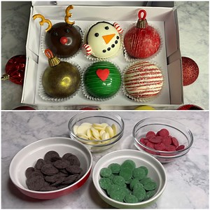 Holiday hot chocolate bombs | MetDaan Cakes