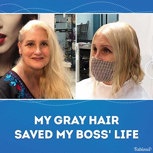 2.9K views · 17 reactions | She was told mature women with long hair aren't attractive. | Fabiosa Life Stories | Facebook