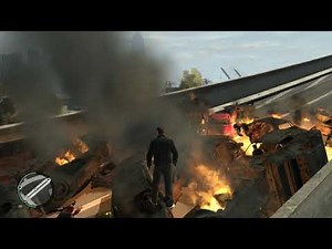 GTA 4 Massive Car Pileup
