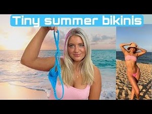 Sexy & Tiny Summer Bikinis! Try on...