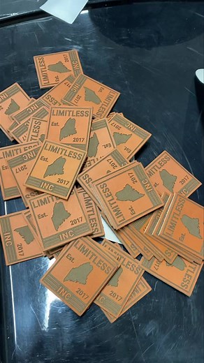 Richardson 112 hats with genuine leather patches. $18.50, 48pcs. | Millworks Custom Apparel