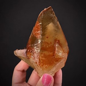 97 reactions | Calcite with Hematite - Santa Eulalia Mining Dist.,...