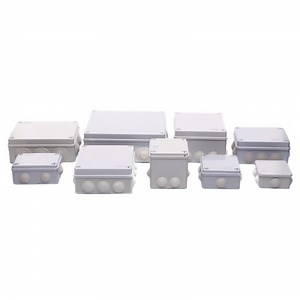[Hot Item] Custom Junction Box IP66 Plastic ABS Enclosure Box IP65 Waterproof Junction Box Cable Gland