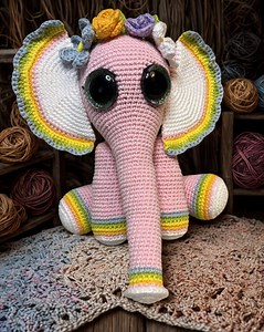 Crochet Elephant Pattern PDF Amigurumi Stuffed Animal Nursery Decor - Etsy Canada