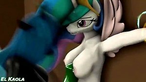 MLP FUTA 3D – PRINCESS CELESTIA X CHRYSALIS – FUCKING THE PENIS – CLOP 3D