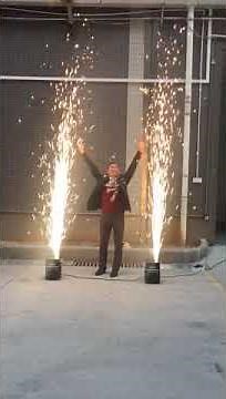 Cold Fireworks Stage Fountain Safe Spark Fireworks Machine with Signal Receiver outer remote Powder