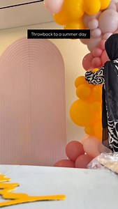 4.6K views · 45 reactions | Birthday girl ☀️ Organic balloon garland, custom balloon design, luxury balloon decor, balloon styling and more | Balloween Events | Facebook