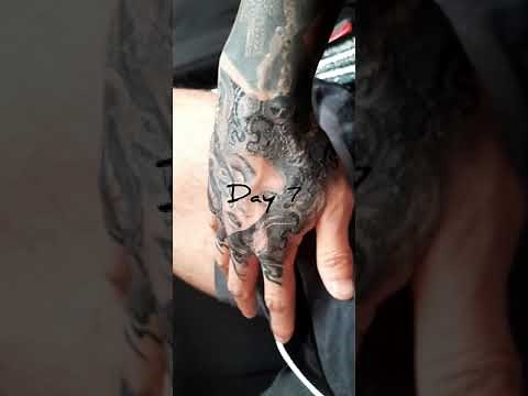How long does it takes a hand tattoo to heal? hand tattoo healing stages