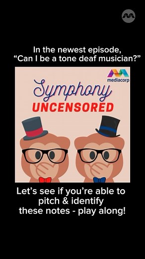 24K views | Find it hard to pitch or recognise notes? Or maybe you had a friend tell you - you’re “tone deaf”? Join Amanda Zhu and her cello student, Jessica Kang, as they discover what it means to be “tone deaf”, if it’s something that can be fixed, and if it’s possible to be a tone deaf musician!  Symphony Uncensored, available on Melisten now  #symphony924 #mediacorpsymphony924 #onlythefinestmusic #1sgradionetwork | Mediacorp Symphony 924 | Facebook