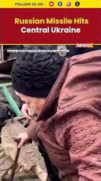 Russian Missile Strike Injures Six Including Children In Ukraine’s Uman | NewsX