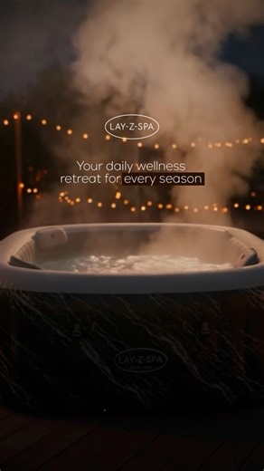 Your daily wellness retreat for every season.​ #seasonoflayzspa https://www.bestwaycorp.se/Brand/Inflatable_Hot_Tub_Spa | Bestway