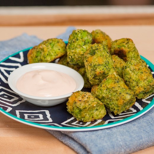 Cheesy Broccoli Tots