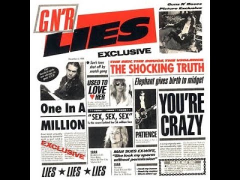 Guns N' Roses - GN'R Lies(Full Album 1988)