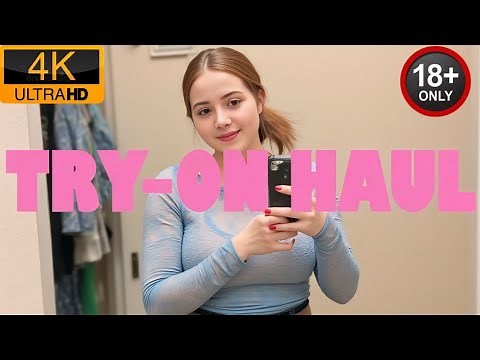 TRANSPARENT SHIRT TRY ON HAUL 4K ( SHEER TRY ON HAUL 2025