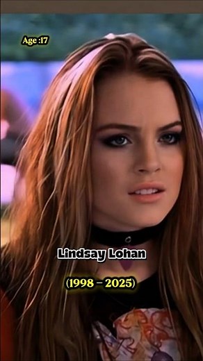 Lindsay Lohan (1998 - 2025) - Then and now #shorts #evolution #usa