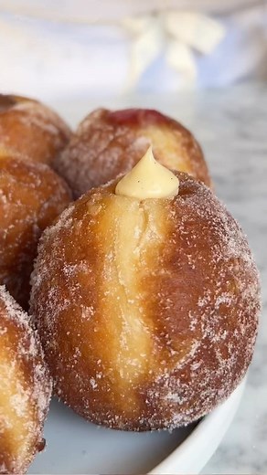 Mob | Weekly cooking made easy and delicious on Instagram: "Sign up to Mob+ through the link in bio for this exclusive recipe. @dinnerbyben here, and I’m handing over the keys to the fried dough kingdom. These doughnuts are my absolute favourite, I’ve made hundreds of them. Over on Mob+ I’m showing you how to master this easy recipe. Stuff ‘em with whatever you like. Jam, Nutella, custard, curd — anything goes. Get yourself signed up to Mob+ now. x #Mob"