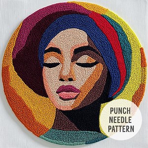 Girl Coasters, Punch Needle Pattern, Punch Needle, Lady Coaster, Female Coaster, Mug Rug, Punch Template, Woman Mug Rug Pattern, Ideas Gift - Etsy