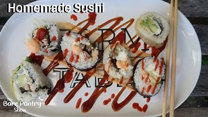 With just a little practice, you can make sushi rolls at home that are delicious and has no additives. Jada cooks long grained white rice in the rice cooker. With homemade sushi rice, you're aiming for rice that's fluffy and a little sticky, but not too sticky. Jada then seasons the rice with a special preparation of rice flavored with rice vinegar. THE KIDS TAKE OVER THE KITCHEN!!!! These rolls Jada made is more like California rolls and require only a few ingredients like imitation crab meat, 