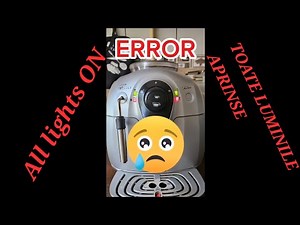 #how to fix error #philips ‼️ saeco Xsmall , cum să rezolvi eroare espressor