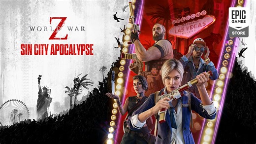 🍾The World War Z: Sin City Apocalypse update is OUT NOW! epic.gm/wwz 🎡Welcome to fabulous Las Vegas!🗽 Join an intense battle that will take you through the heart of the strip into a grand casino. 💎 Featuring: 👑New “Vegas” premium story episode with four new survivors 👑New premium “Vegas Skin Pack” DLC 👑New free WASP-180 Defensive SMG weapon 👑New free Bells trinket The party has started. Join the ultimate gamble of survival and make your own luck!🤞 | Epic Games