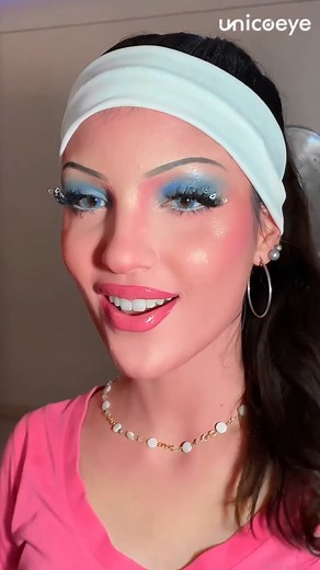 🌟Unicoeye: where dreams meet reality! Lenses: 🪐Sensual True Sapphire https://bit.ly/3V3axxM ✨Modeled by @ssofiapontiles 💖Follow @Unicoeye for more contacts trends #unicoeye #unicoeyefda #viral #eyemakeup #makeuptutorial #unboxing #fyp #beauty #beautyreview | Unicoeye