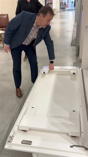 1.3K views · 18 reactions | CabinetBeds create flex space! Spare beds are rarely used. But they take up valuable space that could function as an office, craft room or library space until company comes! Check out our famous CabinetBeds at @homestyleshomeshow today 10am to 5pm. #saskatoon #cabinetbed #murphybed #yxefurniture | International Furniture Wholesalers | Facebook