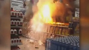 Huge fireworks fire at Arizona Walmart forces evacuation