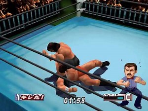 Virtual Pro Wrestling 2 Strangle Hold γ