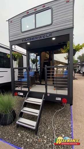 NEW Forest River RV - Timberwolf Mini Loft 16ML 💠Mini Loft 💠Back Patio 💠Washer/Dryer Combo 💠Full-Front Bath View More Details & Reserve Today! ➡️ https://www.wilkinsrv.com/product-forest-river-rv/timberwolf-destination-trailer/16ml | Wilkins RV