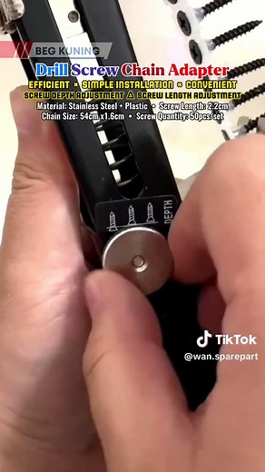 Automatic Chain Nail Gun Adapter with Screws Woodworking Tool