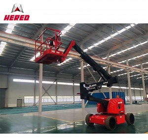[Hot Item] Hered China Cherry Picker Spider Lift Man Boom Lift Aerial Work Platform 16m Cherry Picker Trailer Boom Lift for Sale