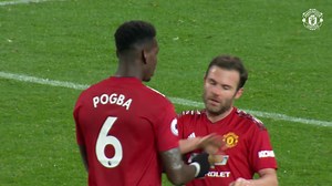 The full-time scenes after a dramatic finale at Old Trafford... | Manchester United