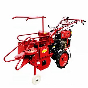 [Hot Item] Single Row Corn Harvester Hand Working Tractor Mini Corn Maize Combine Harvester