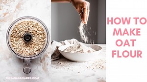 Make your own oat flour from scratch! Oat flour is a wonderful gluten-free flour to have on hand, and is incredibly simple to make (literally only 30 seconds!) so if you're out of flour, look no further! I walk you through how to store it, how long it lasts, and how to swap oat flour in for regular flour in the blog post! Enjoy! https://thebananadiaries.com/how-to-make-oat-flour/ | The Banana Diaries