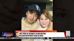 Lagpas P800-M ang natangay sa mga biktima ng isang investment scam sa Pasig City. Sa dami ng mga nabiktima at sa laki ng perang natangay, tumulong na ang Pasig City government sa imbestigasyon. via Jayson Rubrico | Nightline News | Facebook