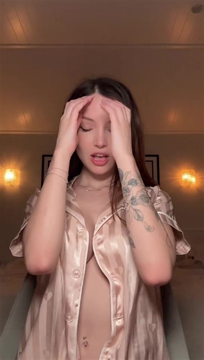 Dainty Wilder Stripteasing Wearing Night Dress Video