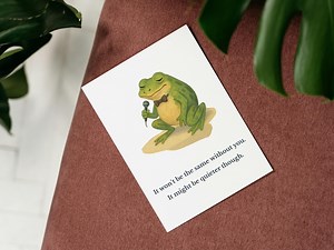 Funny Frog Leaving Card – Printable Farewell Card – Quirky British Humour – PDF - Etsy Canada