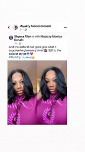 Mojazzy Silk Press😍 | Monica Davis