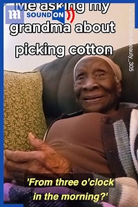 This 103-year-old grandma recalls what it was like picking cotton as a teen 😧 | Daily Mail Video