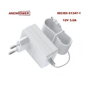 [Hot Item] 12V 3A 36W Max Class 2 LED Driver IEC/En 61347 CE EU Plug AC Adapter